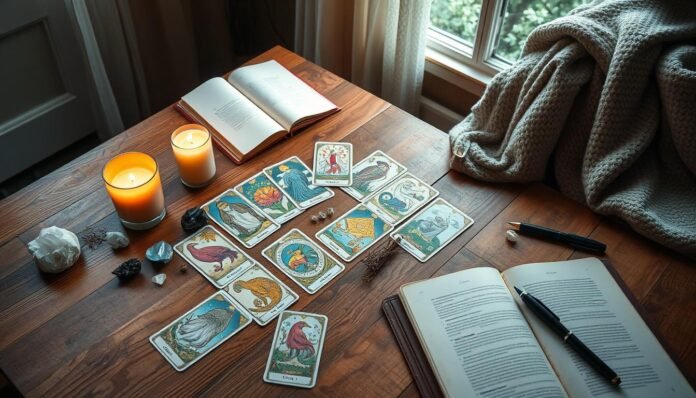 how to get started on a new tarot deck