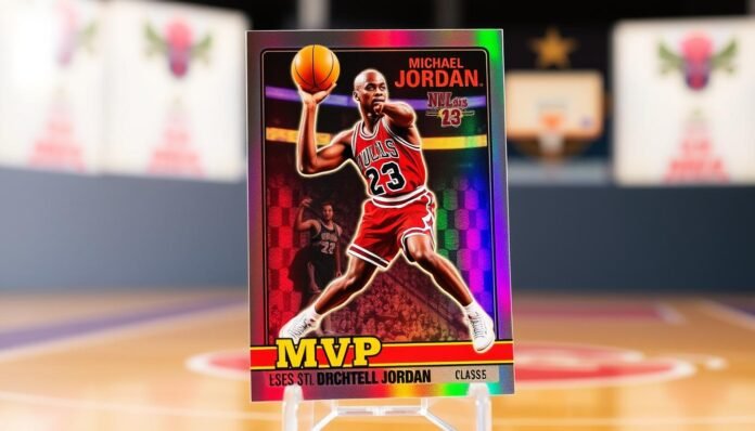 micheal jordan team mvp card