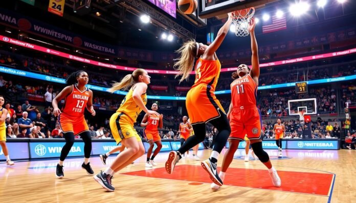 indiana fever vs connecticut sun match player stats