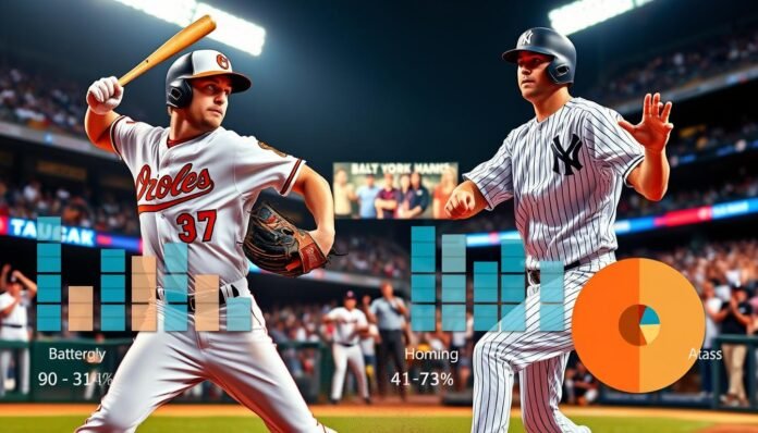 baltimore orioles vs yankees match player stats