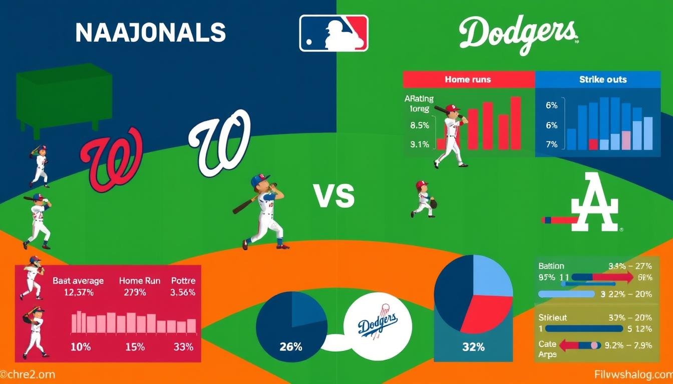 washington nationals vs dodgers match player stats