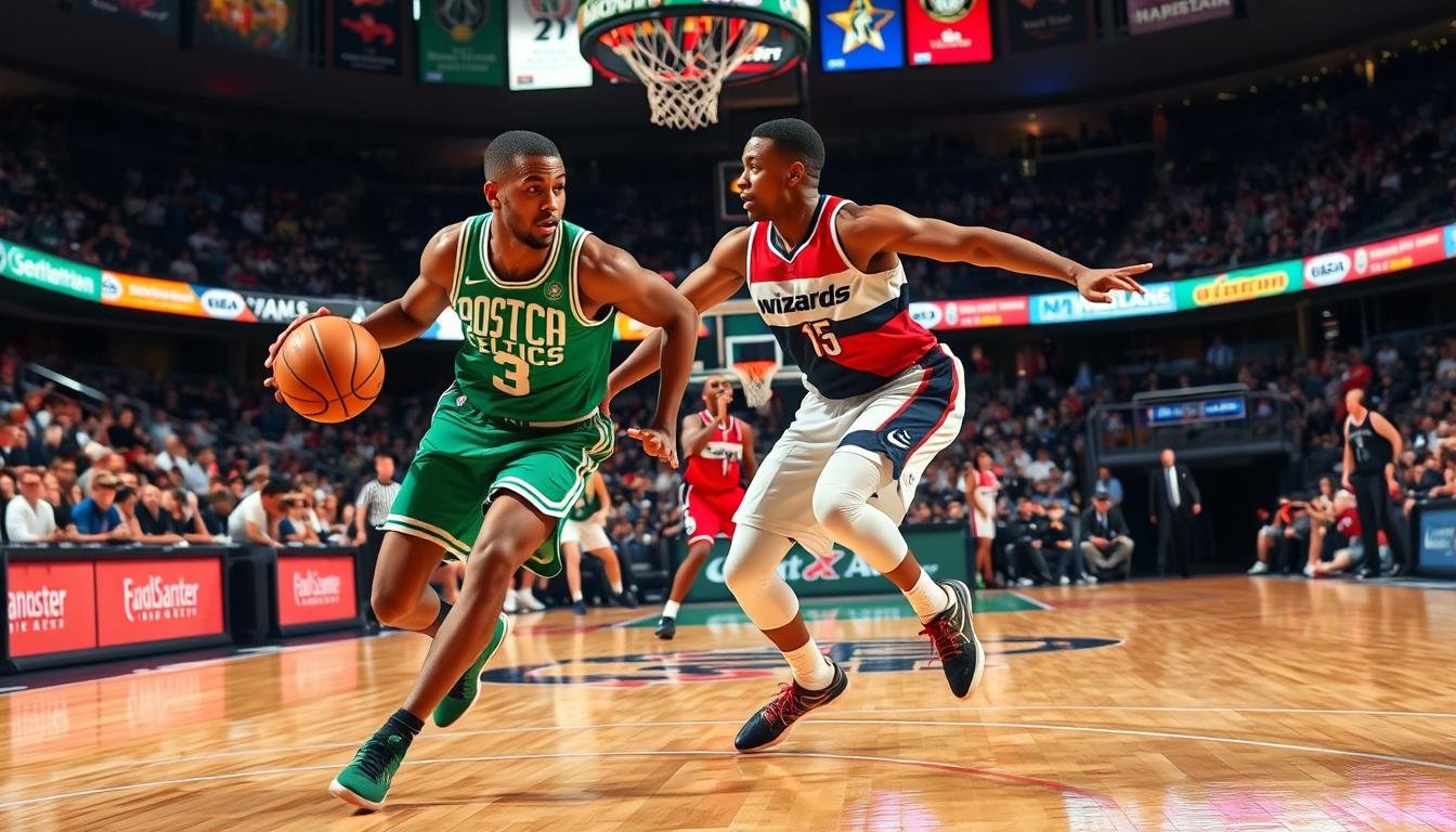 boston celtics vs washington wizards match player stats