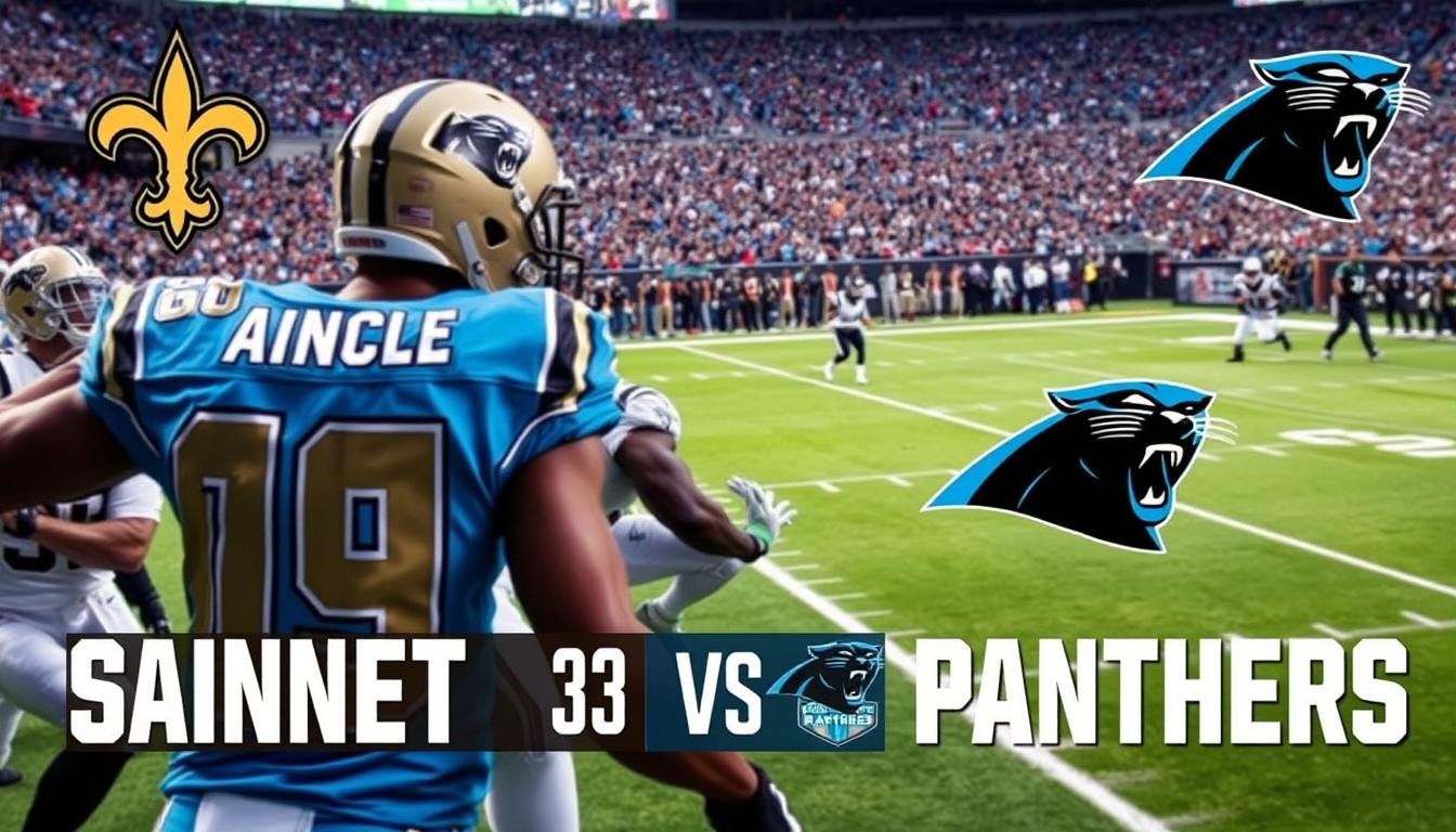 new orleans saints vs carolina panthers match player stats