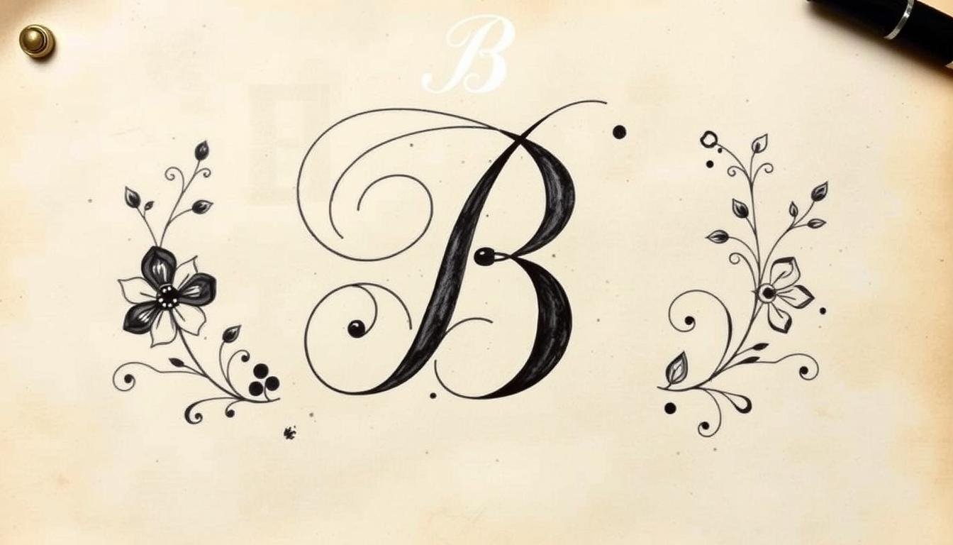 cursive b